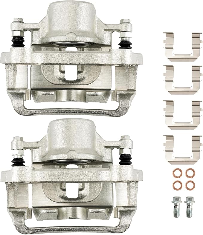 Torchbeam Front Brake Calipers Set for Chevrolet 2010-2017 Equinox, GMC 2010-2017 Terrain, Chevrolet 2014-2020 Impala, Front Left and Front Right Calipers Replace # 18B5270+18B5271
