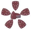50PCS Mouse Detail Sander Sandpaper 11 Holes 100 Grit Hook and Loop Mouse Sanding Sheets for Mouse Sanders Abrasive Pads for Precision Sanding