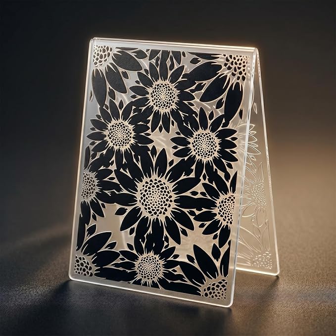 5x7 Inch Sunflower 3D Embossing Folder - Image 4