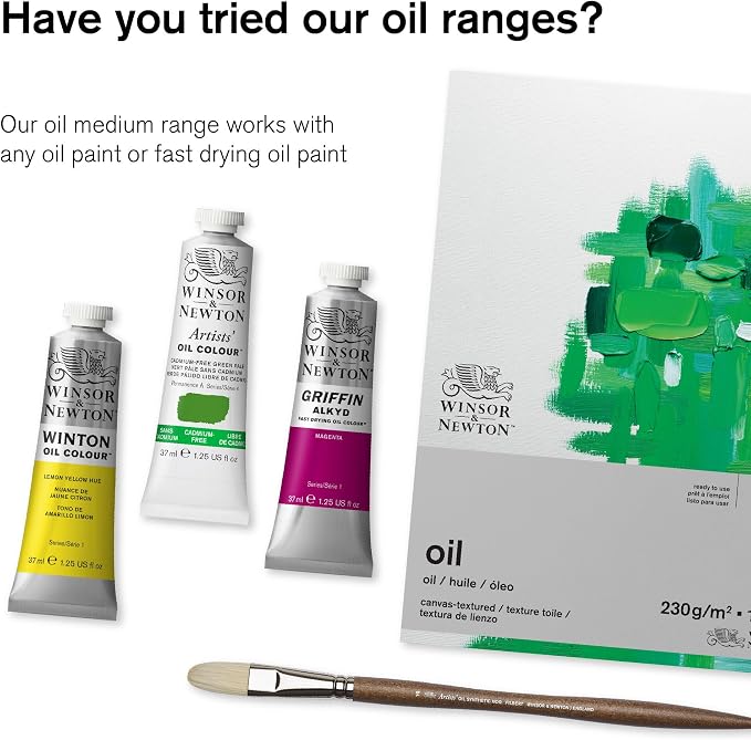 Winsor & Newton Refined Linseed Oil, 500ml Bottle - Image 8