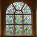 Stained Glass Window Film, Window Privacy Films, Colorful Lattice Window Tint by FEOMOSDIRECT