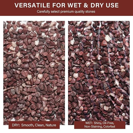 NUPICK 6 lbs Pebbles for Indoor Plants, 3/8 Inch Pea Gravel for Fish Tank - Image 7