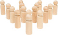 Large Wooden Peg Dolls 3-1/2 inch by Woodpeckers