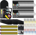 192 Pcs Mini Tape Screwdriver Keychain Set Christmas Men Gifts Bulk Adult Party Favors Multitool Pen Card Tool Measuring Keychains Stocking Christmas Stuffers for Men Dad (Multicolor)