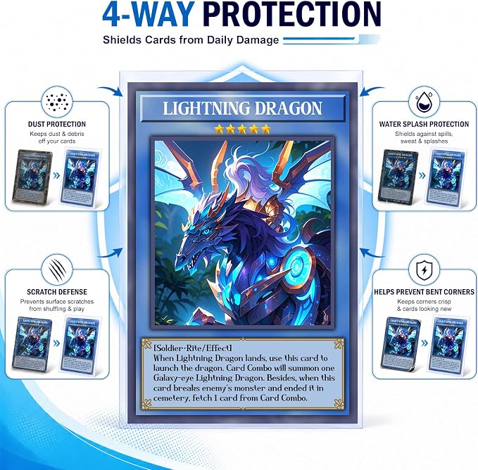 1000 Counts Card Sleeves Top Loaders - Image 6