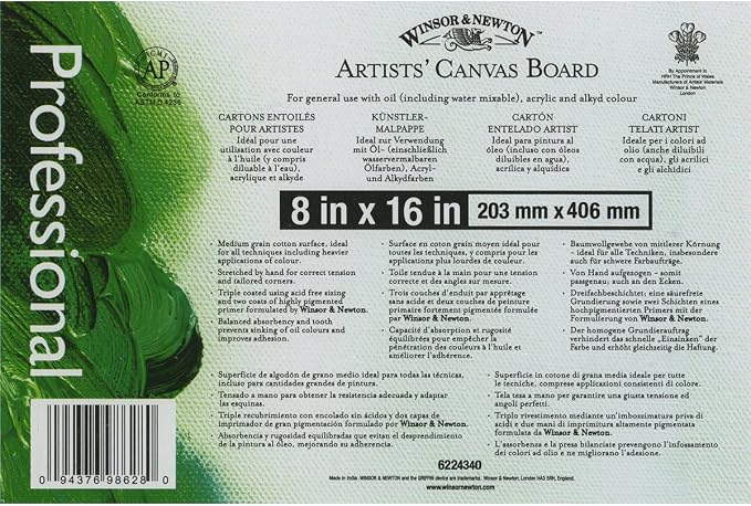 Winsor & Newton Artist's Canvas Board by WinsorNewton