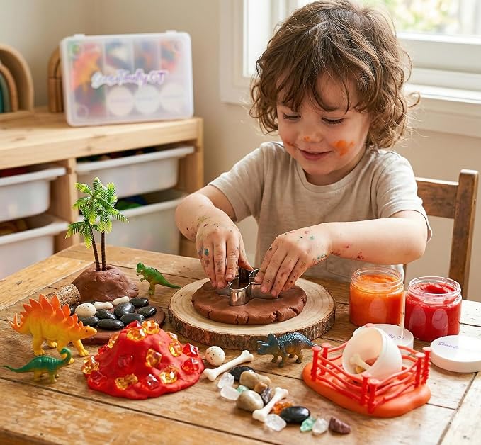 Ultimate Dinosaur Play Dough Kit – Perfect Holiday Gift - Image 3