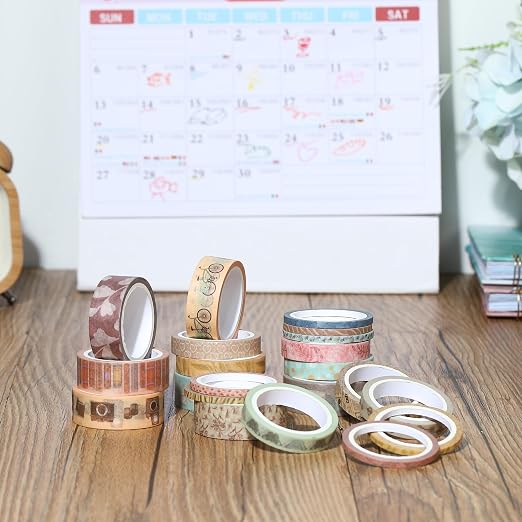 Mr. Pen- Washi Tape Set, 21 Rolls, 5 Yards/Roll | Washi Tape - Image 7