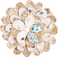 30Pcs Small Flat Oyster Shells for Crafts, 2-3 Inch Cleaned Natural Oyster by LAMIVORA