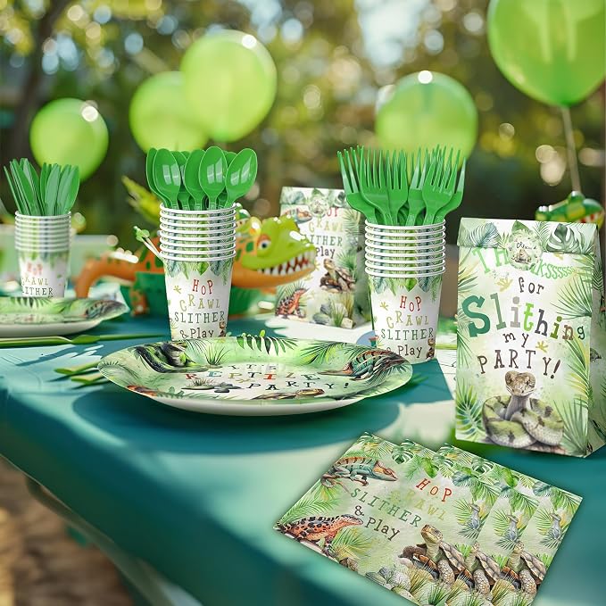 Reptile Party Decorations Set - Image 7