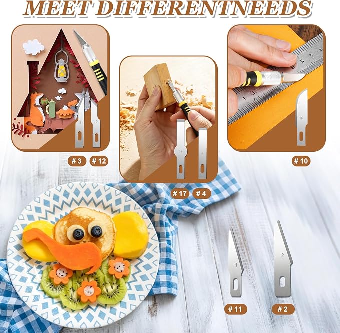Exacto Knife Set, Precision Craft Hobby Knife Kit, - Image 6