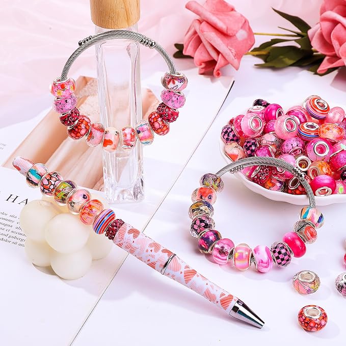 European Large Hole Spacer Charm Beads - Image 2