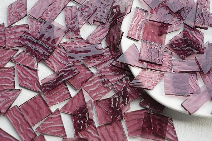 200G Large Size Transparent Glass Mosaic Tiles - Image 4