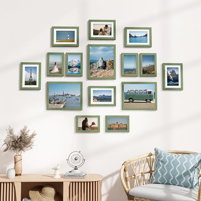Vittanly 15 Pack Picture Frames Collage Wall Decor - Image 7