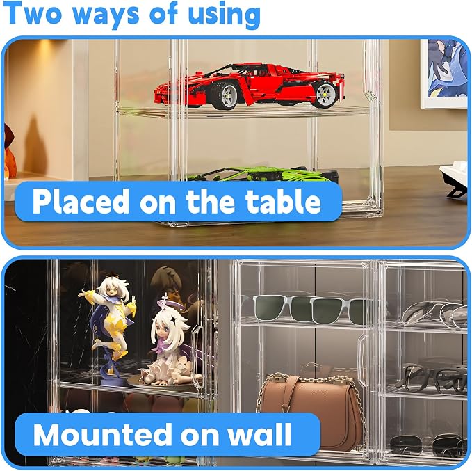 Montex Modern 3-Tier Clear Acrylic Display Case - Image 4