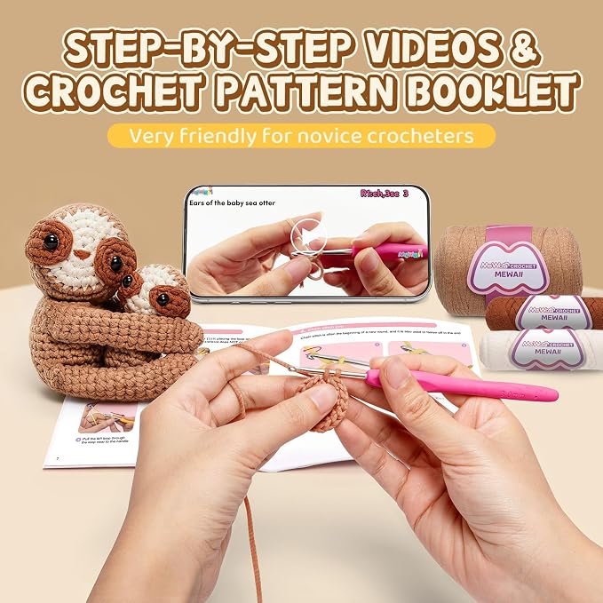 Mewaii Crochet Kit for Beginners - Image 4