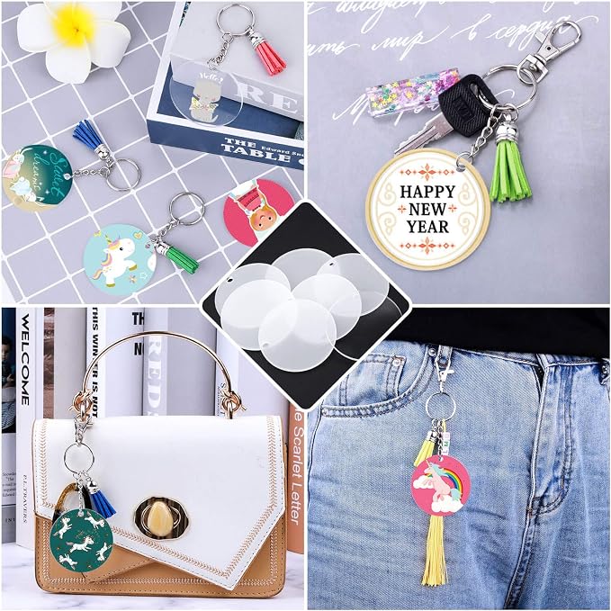 Audab Acrylic Keychain Blanks Kit - Image 8