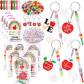 Suncalla 984 Pcs 24 Set Teacher Keychain Making Kit Teacher Charm Gifts | DIY by Unknown