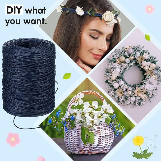 Syhood 673 Feet Floral Vine Bind Wire Rustic Wrapping Wire - Image 5