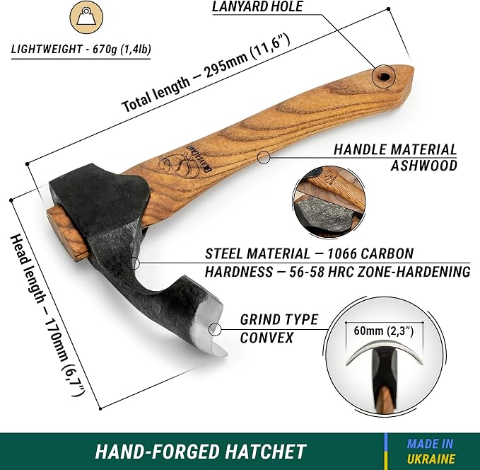 BeaverCraft Forged Adze Axe Wood Carving - Image 2
