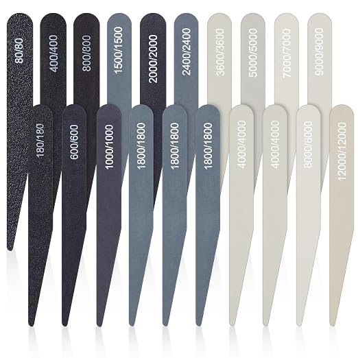 Honoson 20 Pcs Sanding Sticks for Plastic Models 3D Print Polishing Sticks by Honoson