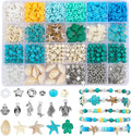 UPINS 2100Pcs Ocean Beads Bracelet Making Kit, Summer Beach Beads by UPINS