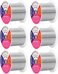 Mandala Crafts 16 Gauge Silver Tone Combo Anodized Aluminum Craft Wire | 390 FT by MandalaCrafts