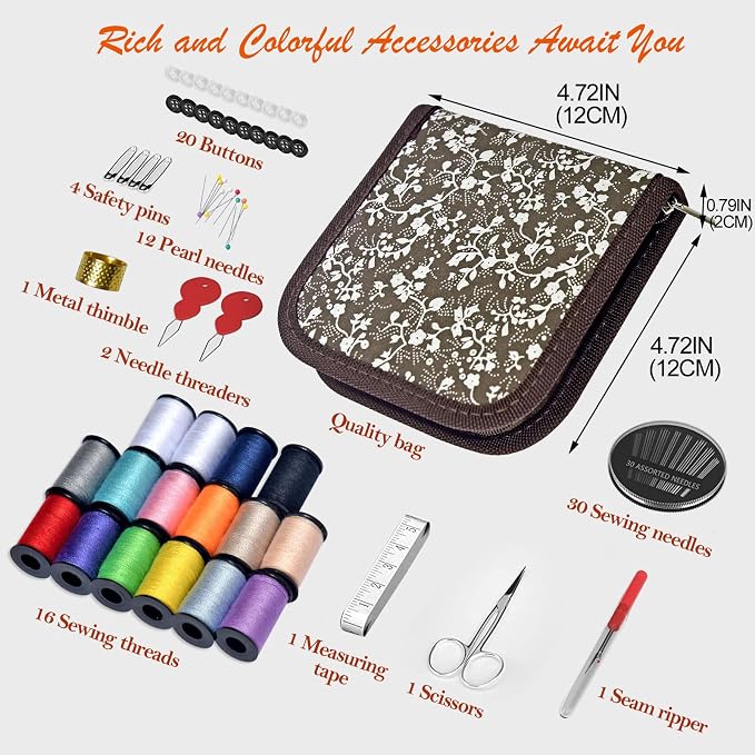 Sewing Kit Gifts for Grandma, Sewing Supplies Accessories - Image 3