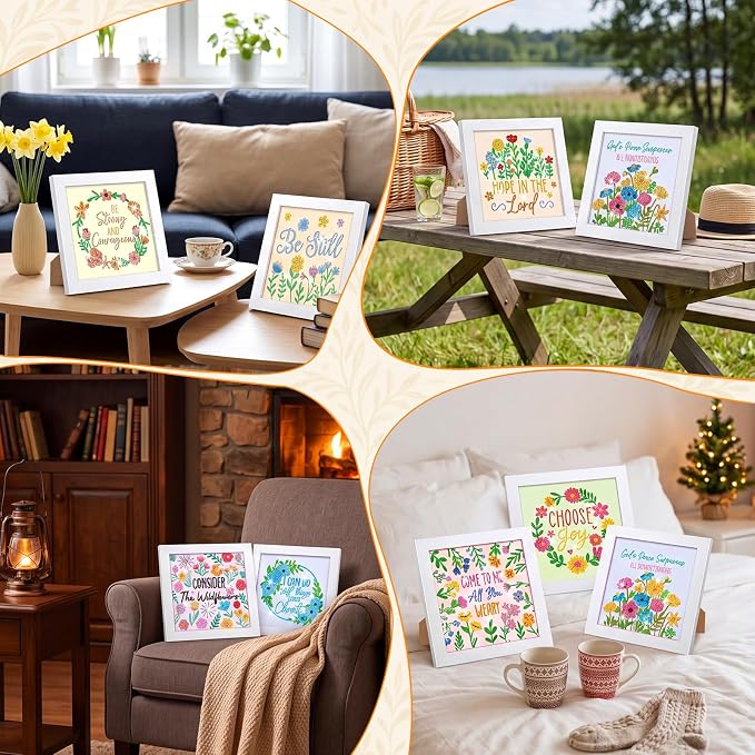 Trandraft 13 Pcs Religious Flower Diamond Art Kits - Image 5