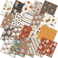 HunnmingRe 20 Pcs 10''x10'' Western Halloween Quilting Fabric Square Cowboy by HunnmingRe