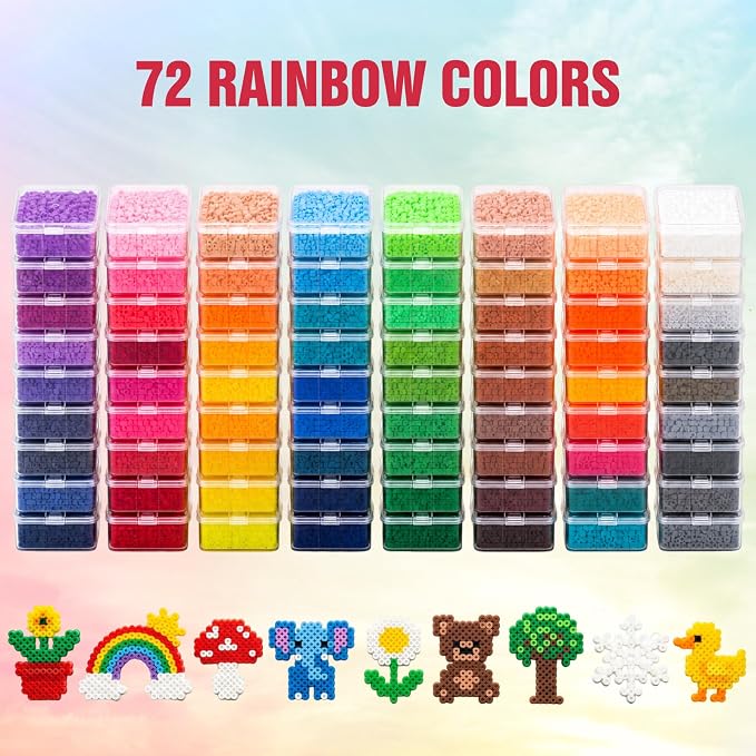 72 Colors Fuse Beads Kit - Image 3