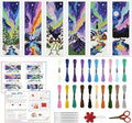 ACRNIGHEET 6PCS Cross Stitch Kits Stamped Cross Stitch Bookmark Kit by ACRNIGHEET