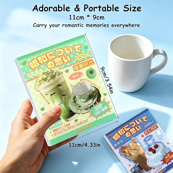 Tmtains 1000+Pcs Japanese Sticker Book - Image 2