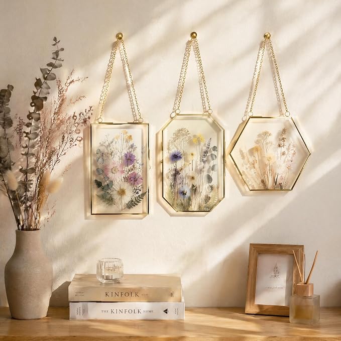 BABUFINE 3PCS Pressed Flower Frames - Image 2