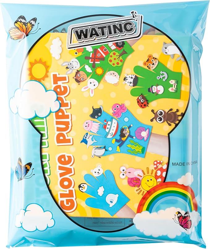 WATINC Animals Felt Story Finger Puppets - Image 7