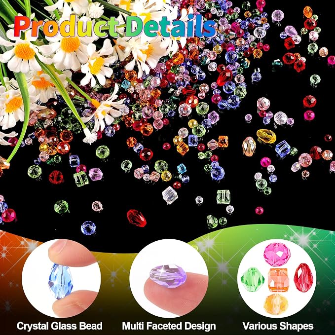 Crystal Beads, Rondelle Beads - Image 3