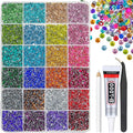qiipii 24 Color 13800pcs 3mm Crystal Resin Rhinestones by qiipii