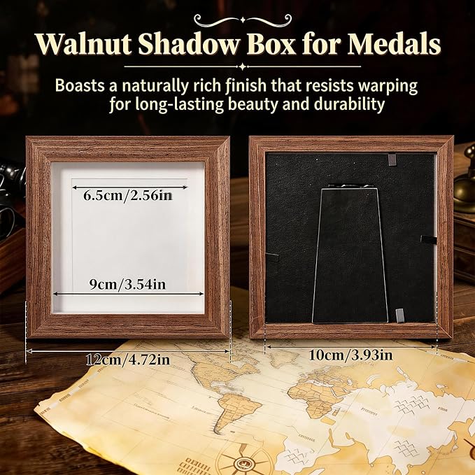 2Pcs Small Shadow Box, Small Shadow Box Frame, Mini Shadow Box Display Frame - Image 2