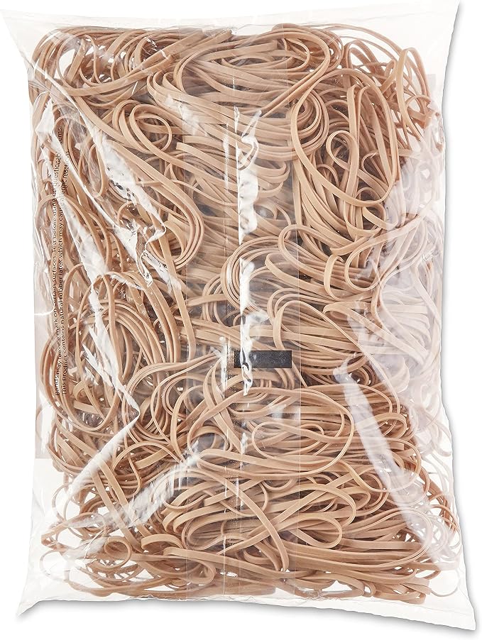 Amazon Basics Rubber Bands, Office Supplies, Size 33, 600 Bands/1 lb Pack - Image 3