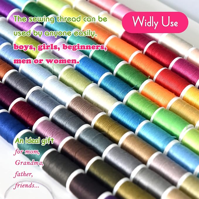 Sewing kit 100 Color Set of Handy Polyester Thread - Image 6