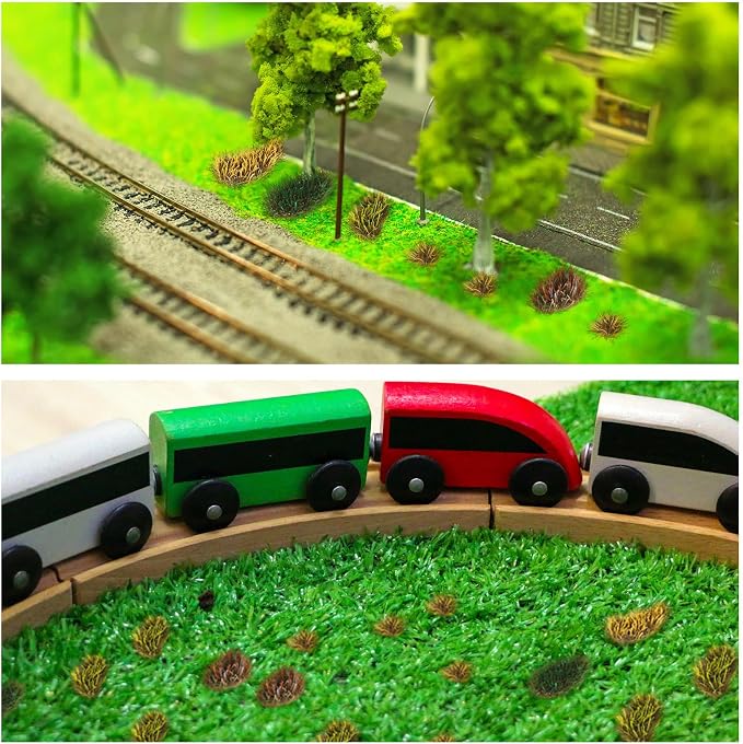 288 Pcs Static Grass Tuft Flower Cluster Vegetation Groups Self Adhesive - Image 4