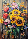 VeGuude Flowers Diamond Art Kits by VeGuude