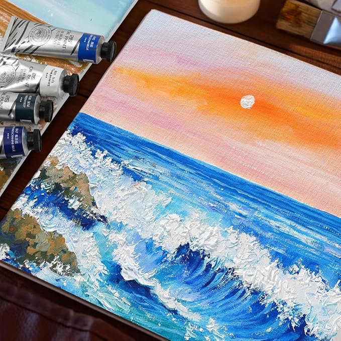 Paul Rubens Oil Paint, 40 Colors*50ml LargeTubes, Professional Oil Based Paint - Image 8