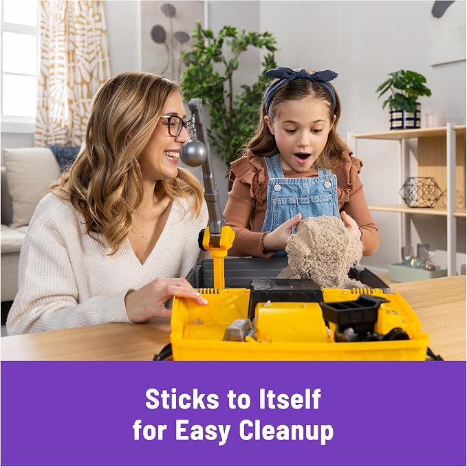 Kinetic Sand Construction Site, Moldable Play Sand Sensory Toys, Ages 3+ - Image 4