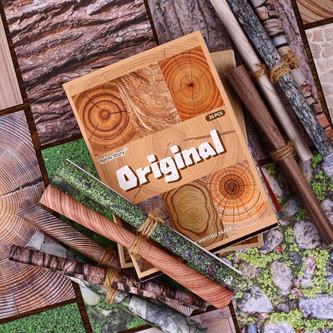 180 Sheets Aesthetic Scrapbook Paper Kit, 4x5.5 Vintage Nature Ephemera - Image 8