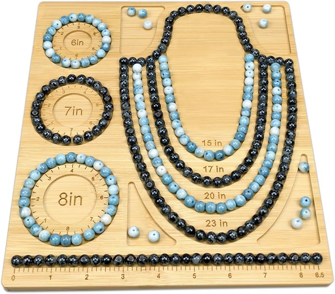 Petoysoso Bead Boards for Jewelry Making, Bamboo Beading Board for Bracelet & - Image 6