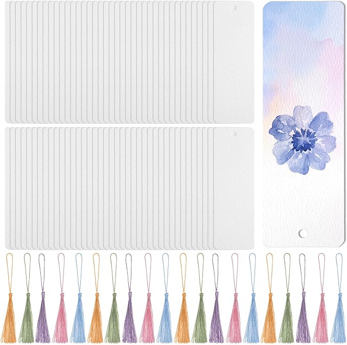 Piriuuo Blank Bookmark Making Kit, 5.9 X 2 Inch by Unknown