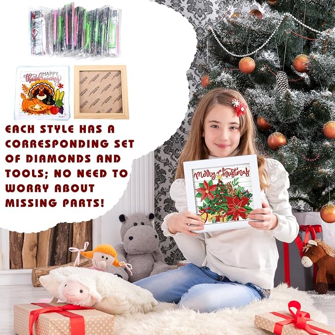 Trandraft 13 Pcs Fall Holiday Diamond Art Kits - Image 2