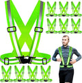 PeerBasics Safety Vests Bulk Pack - Reflective High Visibility, Men Women, Mesh (US, Alpha, One Size, Regular, Regular, Lime)
