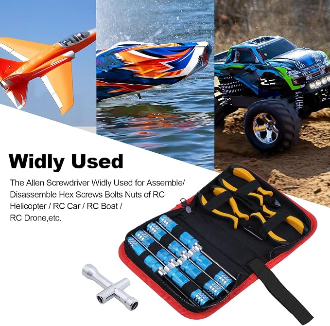 Hobbypark 11 in 1 Professional Multi RC Tools Kits Box Set Hex Driver Allen - Image 4
